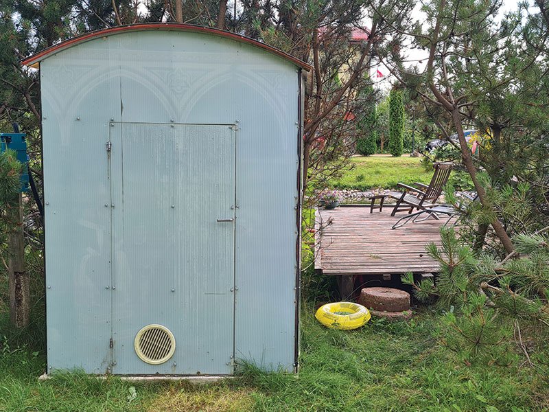 A separate structure is intended to hide the devices. photo Lina Lubertaitė