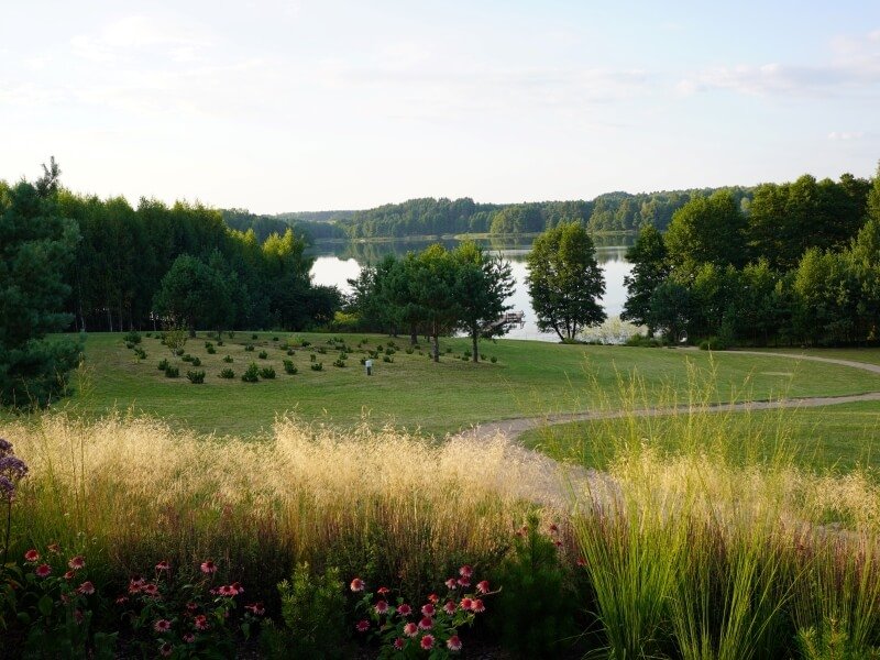 The winding path allows you not to feel the steepness of the slope. photo L. Liubertaitė