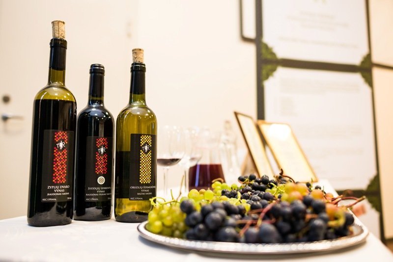 Conferences "Garden style" at the exhibition it was possible to taste the grapes grown in Lithuania and the wine made from them. author of the photo Julius Andužis