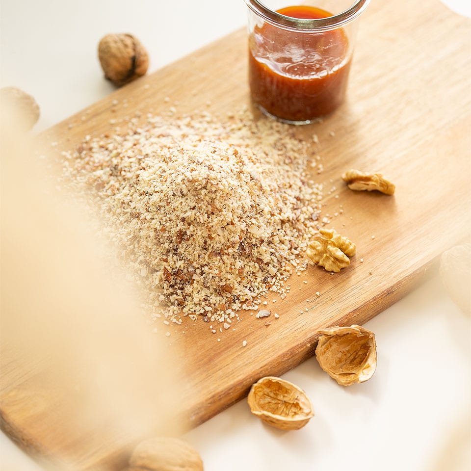 Ingredients for the dog rose biscuits recipe