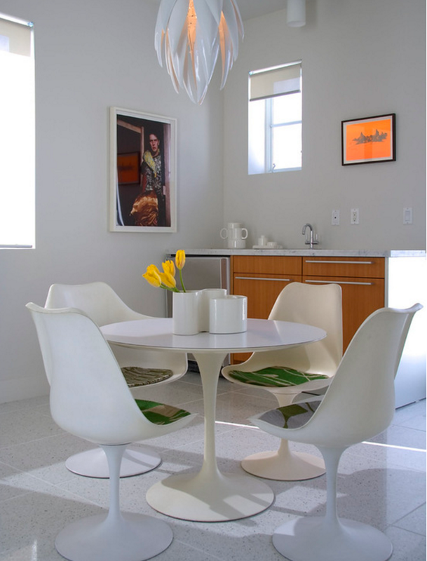 Kitchen - Tulip Chairs by Eero Saarinen