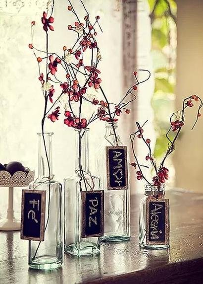 Christmas vases