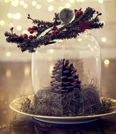 Decorative pine cones