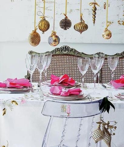 Decorations mark places