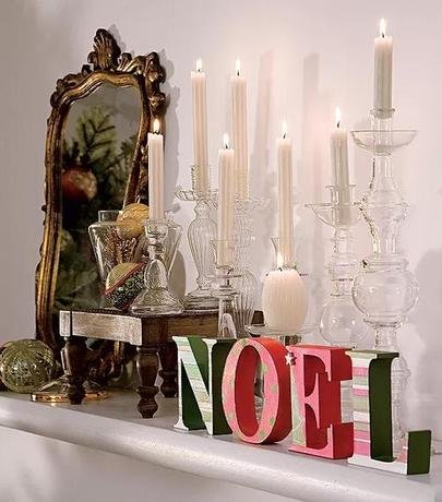 Candles at Christmas