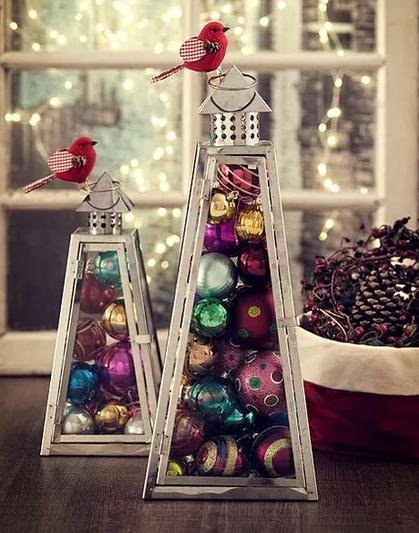 Ancient decorated lanterns