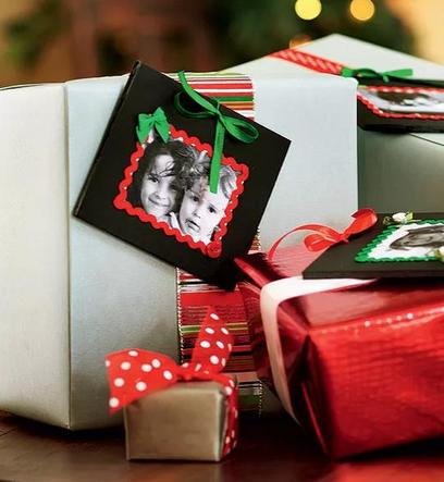 Photo instead of name on gifts