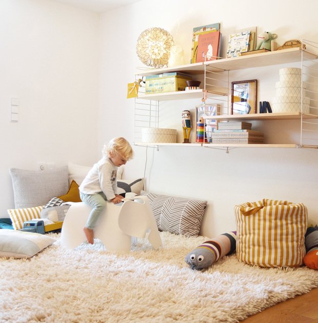 Eames Elephant Vitra children's bedroom bench  