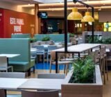 Design of the layout of the Miramaia Shopping Food Court