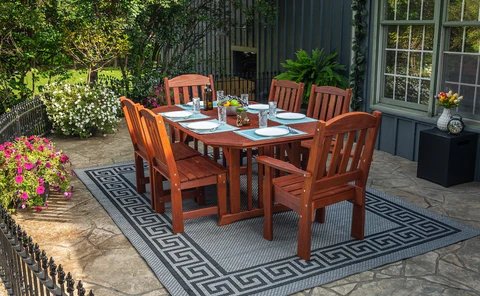 When choosing an outdoor table and chair set.