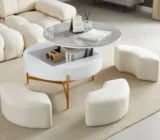 Liftable and adjustable table