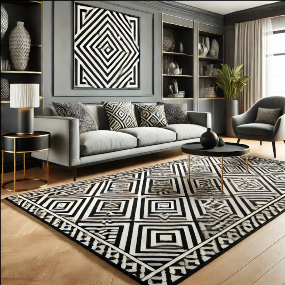 Long pile carpets, with a soft texture and voluminous appearance