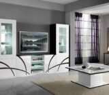 TV cabinet and TV wall: design, LED and practicality