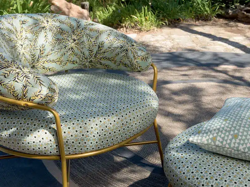 Elitis is a real reference in terms of outdoor fabrics and combine resistance, aesthetics and innovation within their collections