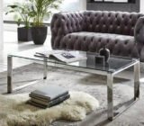 Coffee tables The advantages of glass: elegance