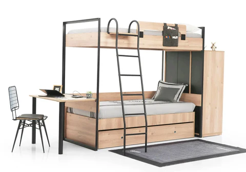 Modular and modern young bedroom in SMART oak kelekci.com