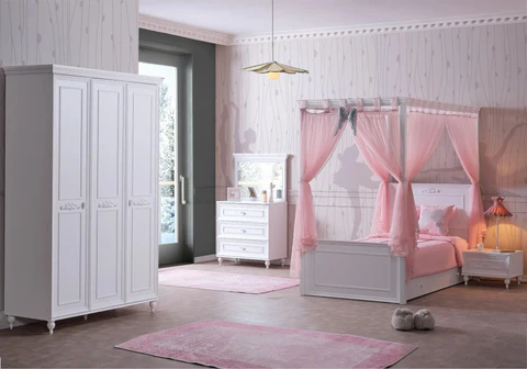 ANGEL Modern white bedroom set for boys kelekci.com