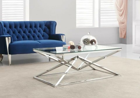 LUXOR silver designer coffee table New Design
