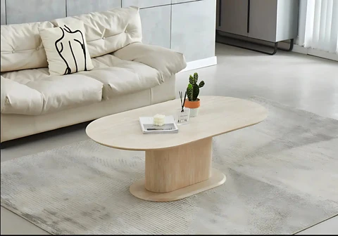 ELNA New Design oak wood coffee table