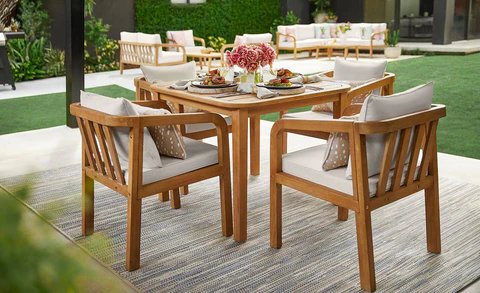 The table and chair sets offer unparalleled comfort. They transform your garden or terrace into additional living space
