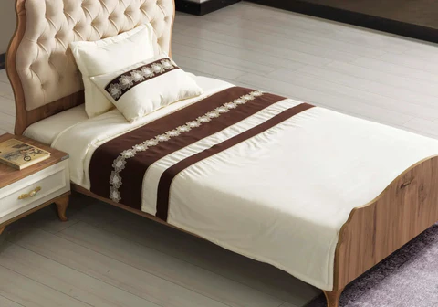 Young and modern white bed set COUNTRY kelekci.com