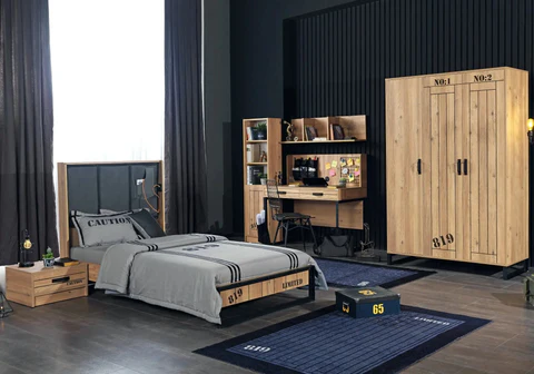 DARK oak bedroom - Elegance and functionality